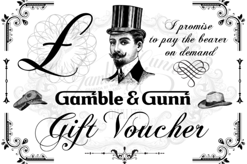 Gamble and Gunn Gift voucher