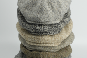 Pile of tweed caps