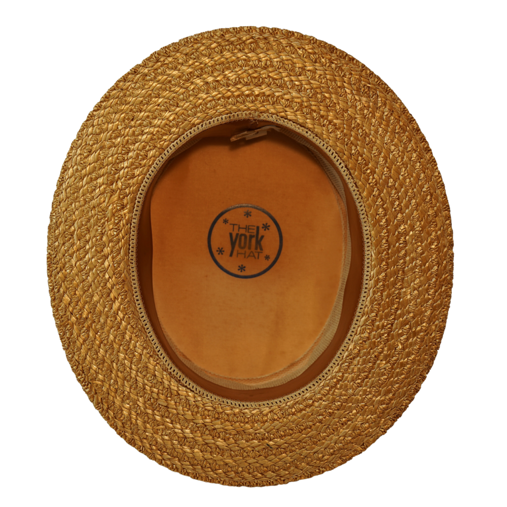 Vintage Circa 1950's The York Hat Boater Hat Size 7 3/8 60cm - Image 4
