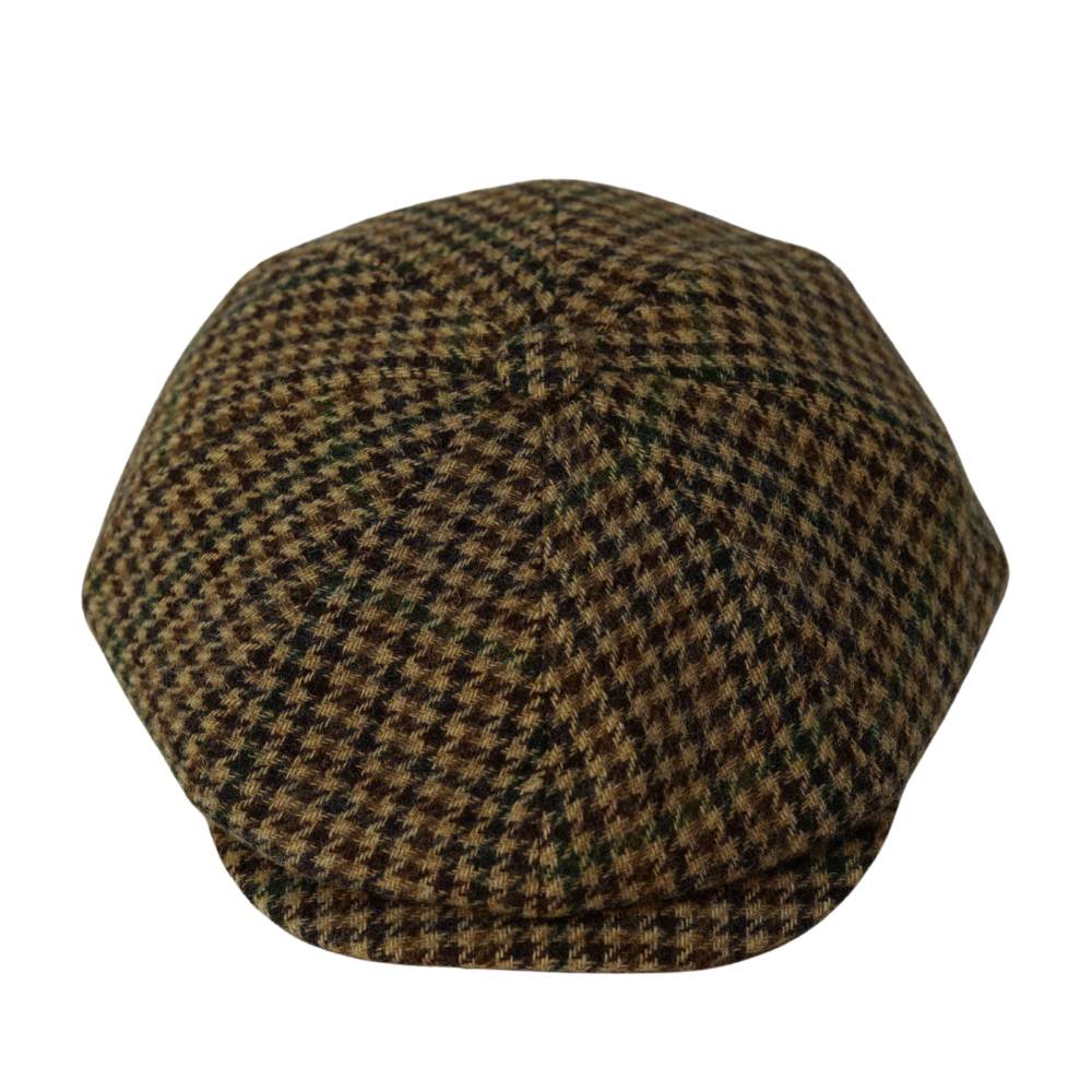 Gamble and Gunn Jones - Houndstooth Tweed Button Top Cap - Image 2