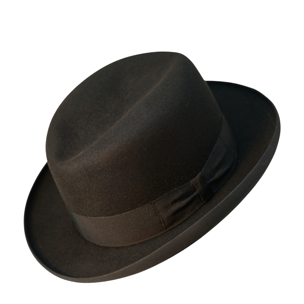 Vintage Circa 1960's Botta Homburg Hat Size 7 - 57cm - Image 3