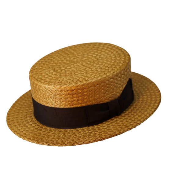 Vintage Circa 1930's E.Braggins & Sons Boater Hat Size 7 1/8  58cm