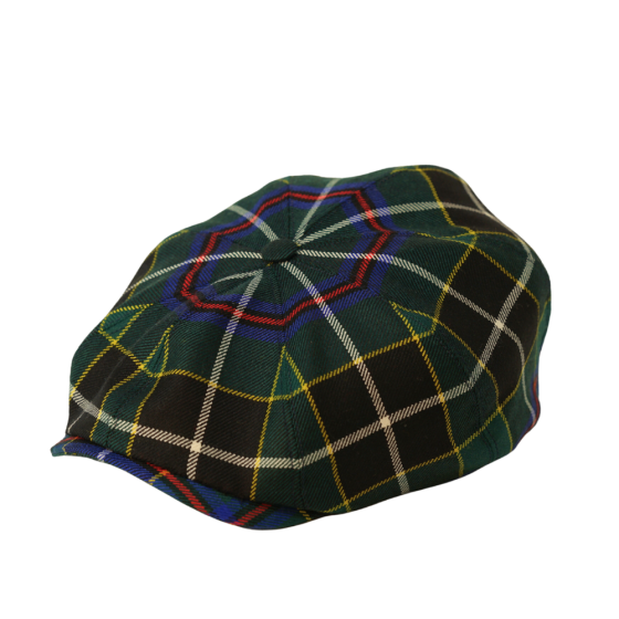 Gara - Gamble & Gunn Cornish Hunting Tartan Button Top Cap