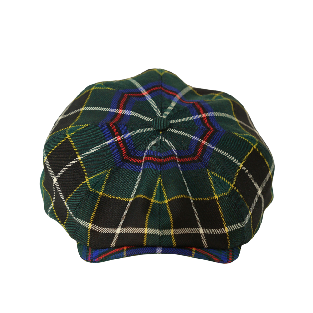 Gara - Gamble & Gunn Cornish Hunting Tartan Button Top Cap - Image 2