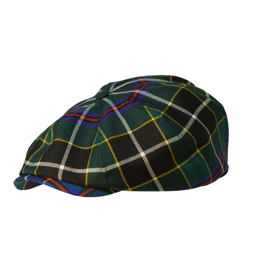 Gara - Gamble & Gunn Cornish Hunting Tartan Button Top Cap - Image 3