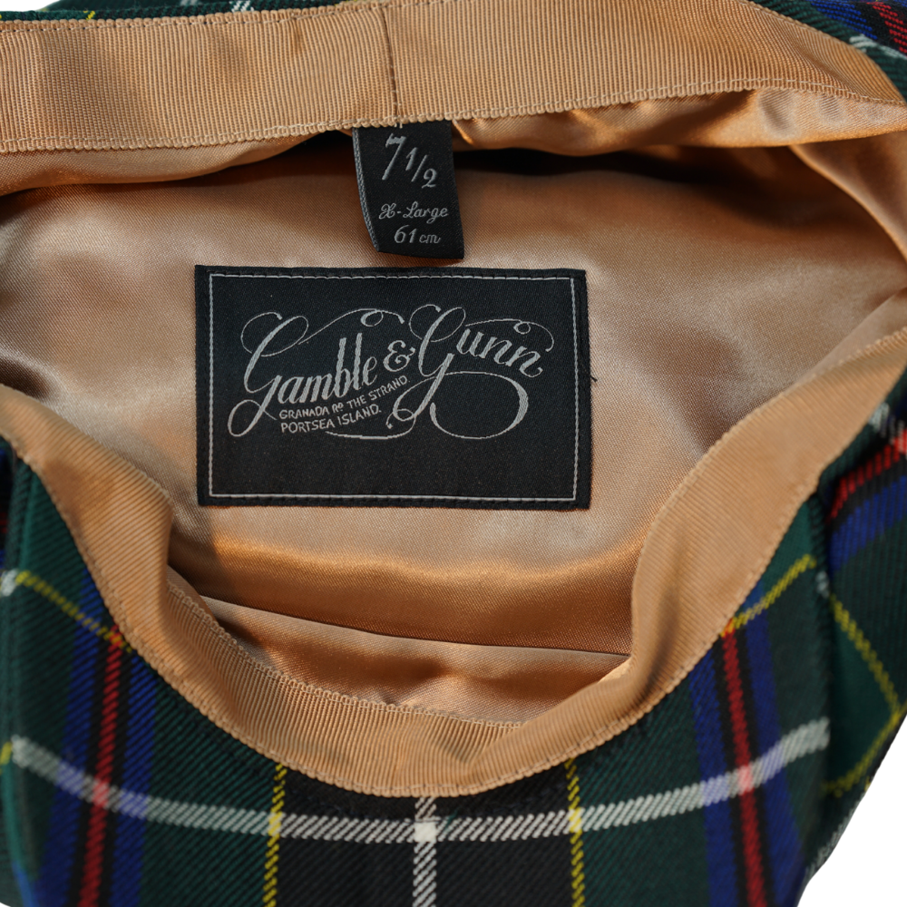 Gara - Gamble & Gunn Cornish Hunting Tartan Button Top Cap - Image 4