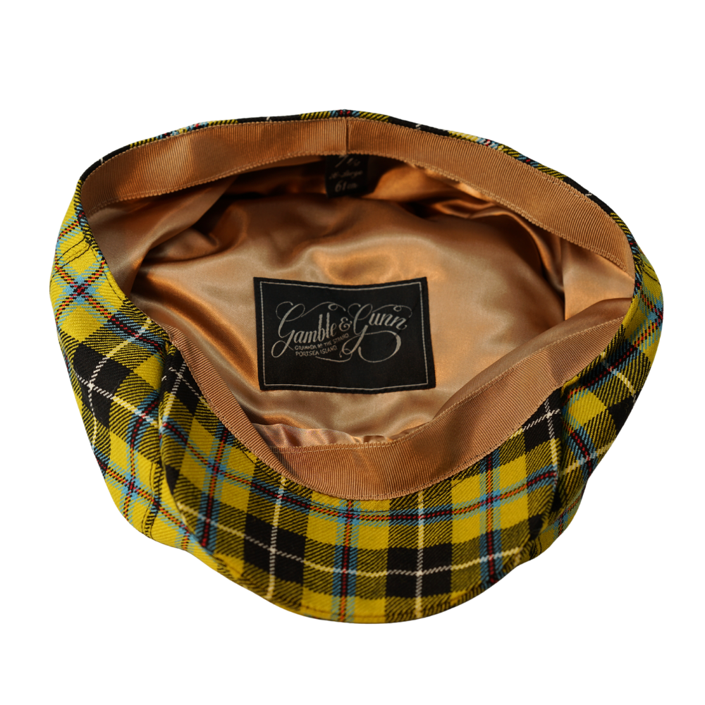 Gara - Gamble & Gunn Cornish National Tartan Button Top Cap - Image 4