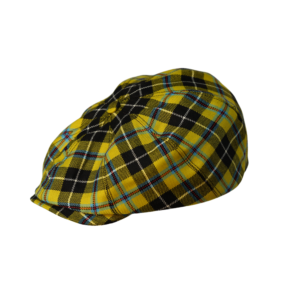 Gara - Gamble & Gunn Cornish National Tartan Button Top Cap - Image 2