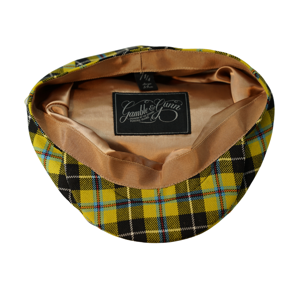 Klys - Gamble & Gunn Cornish National Tartan Flat Cap - Image 4